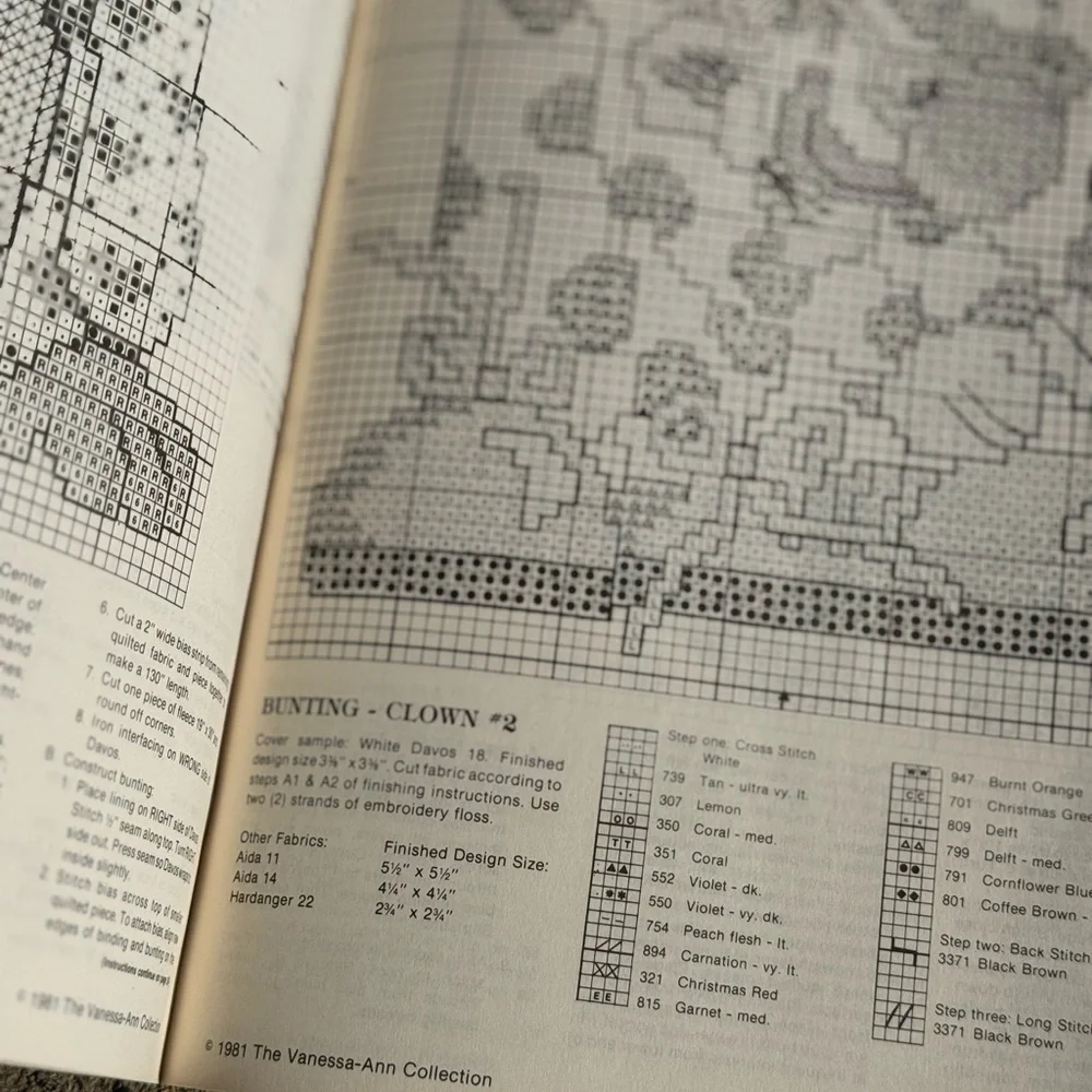 Vintage‎ Cross-Stitch and Quilting Booklet 1981